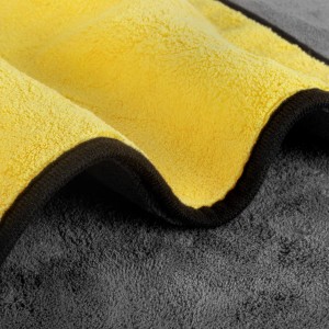 STAHLWERK Mikrofaser-Handtuch, 10er Set, gelb/schwarz, 40x40cm, für Hochdruckreiniger.