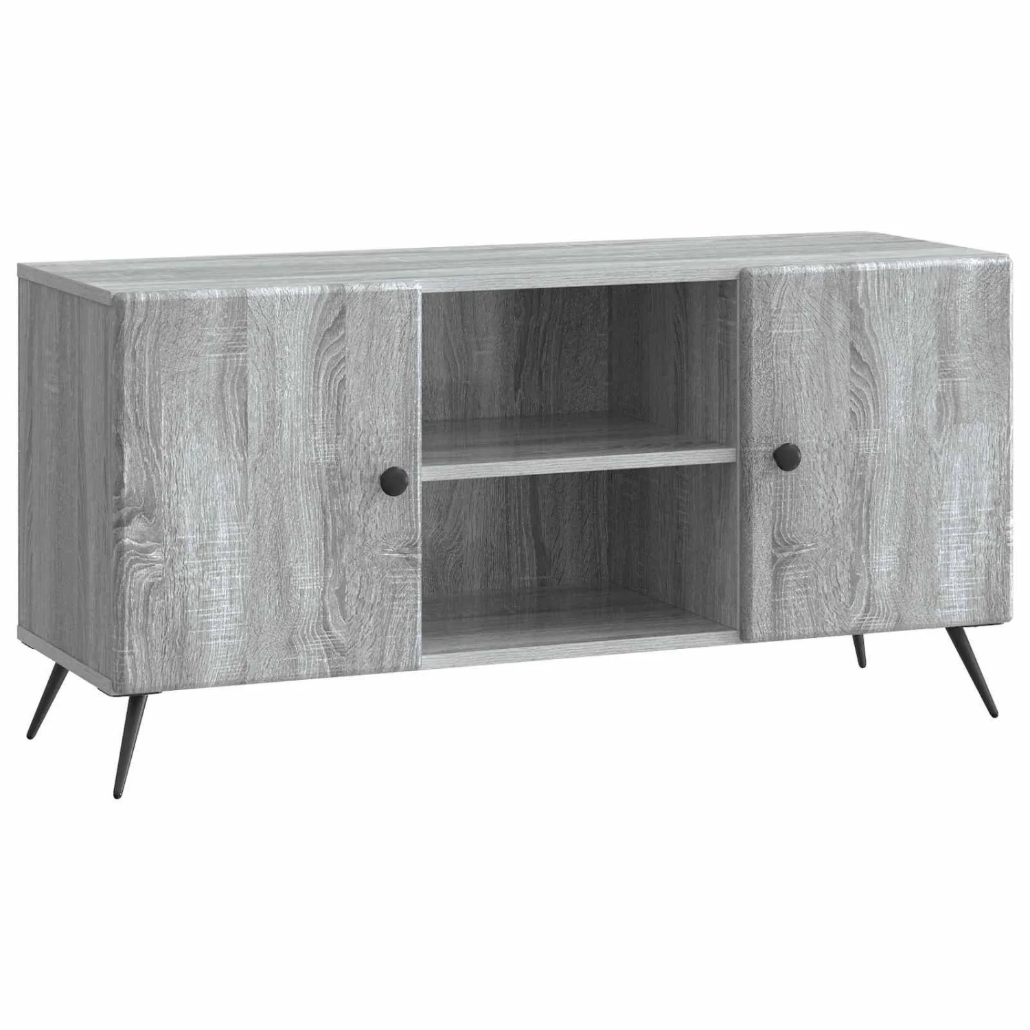 vidaXL TV-Schränk Graues Sonoma 102 x 34,5 x 50 cm Holzwerkstoff 895621