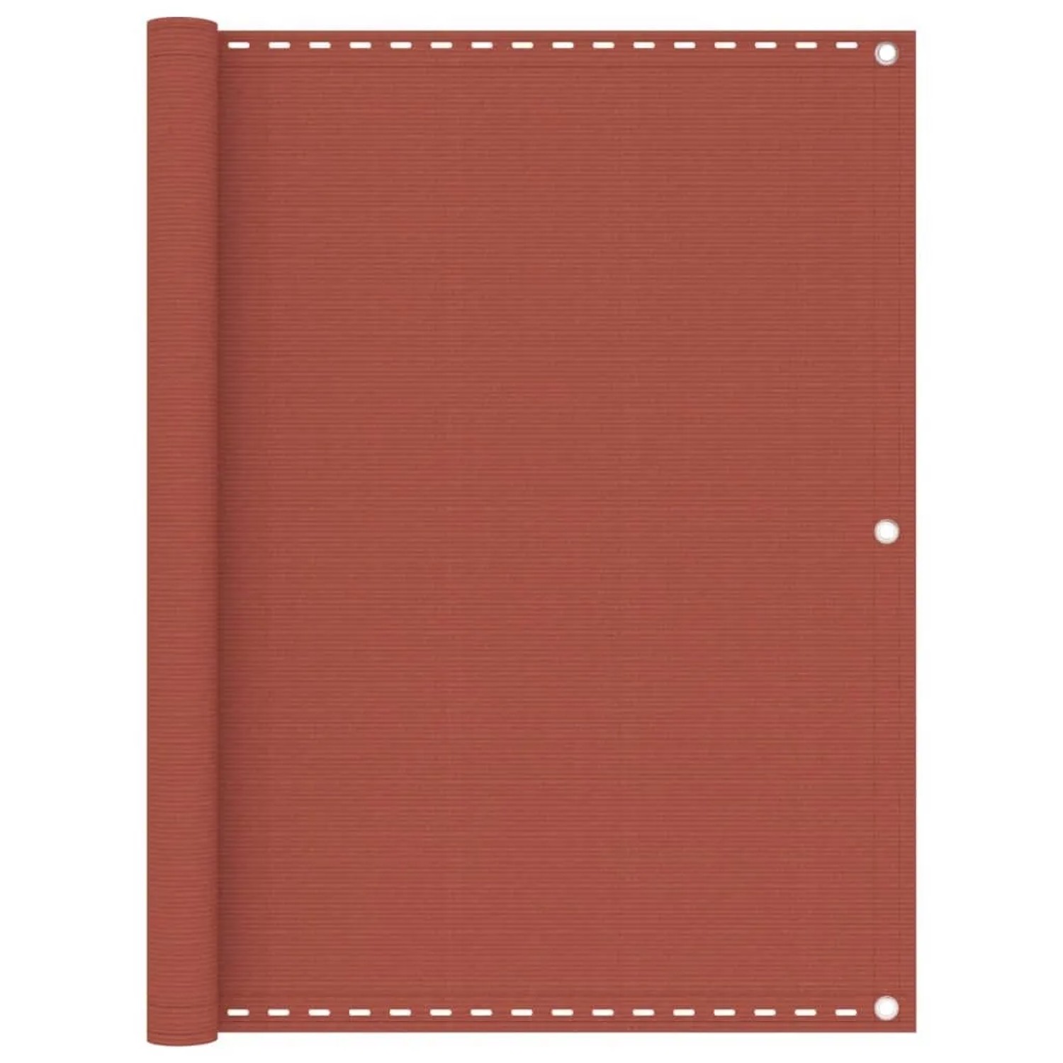 vidaXL Balkon-Sichtschutz Terracotta-Rot 120x600 cm HDPE 310955
