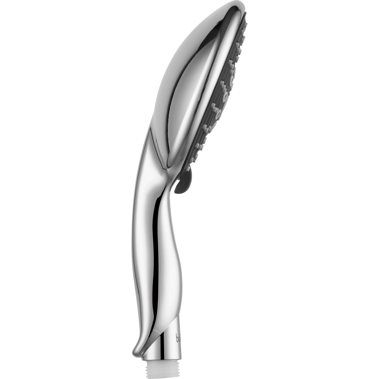 baliv Handbrause HBR-120.210, verchromt mit anthrazitfarbenen Details. Moderne Duschbrause mit 3 Strahlarten.