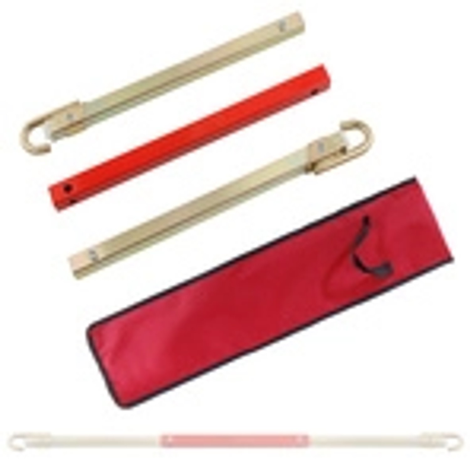 CCLIFE 3Teilige 1,8m Stahl Abschleppstangen für PKW bis 2500 kg mit Tasche