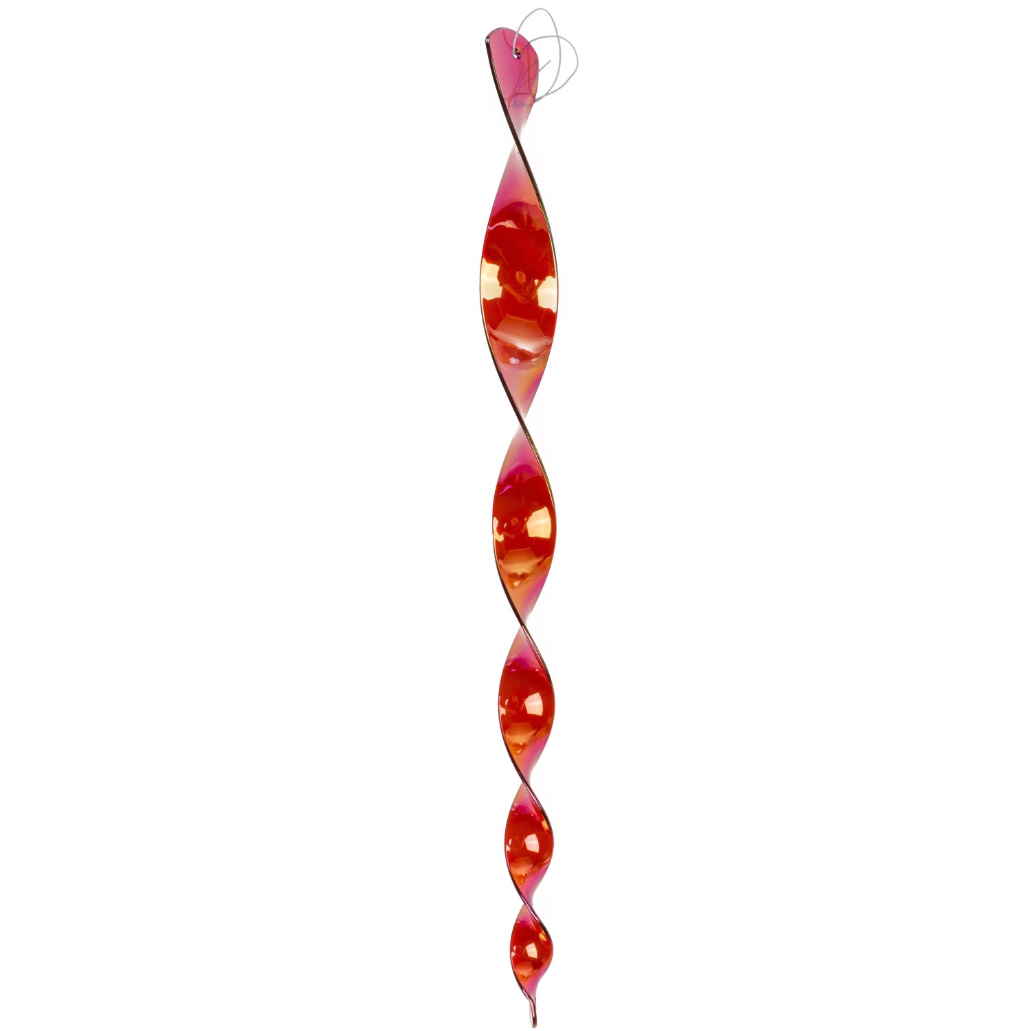 Windspirale von Sunny Garden, ca. 40cm, aus Kunststoff mit Glitzer-Effekt für den Garten.