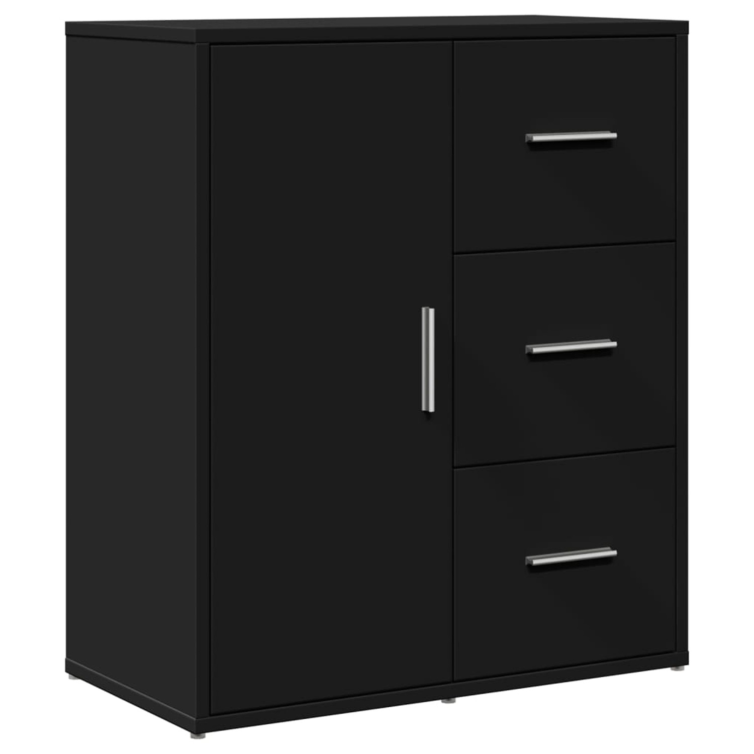 vidaXL Sideboard Schwarz 60x31x70 cm Holzwerkstoff 840472 günstig online kaufen