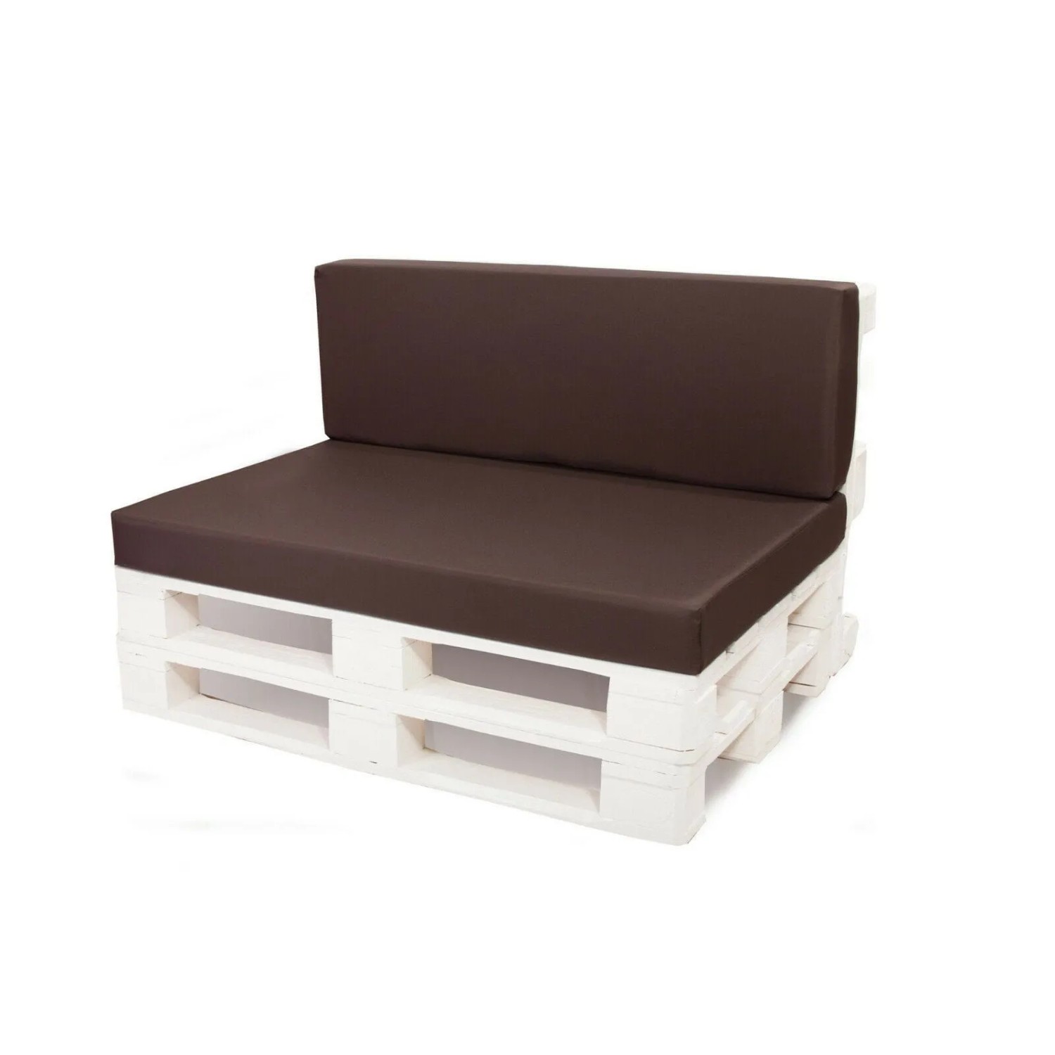 Setgarden Flat Set Palettenkissen 120x60x10cm Sitzkissen + Rückenkissen 120 günstig online kaufen