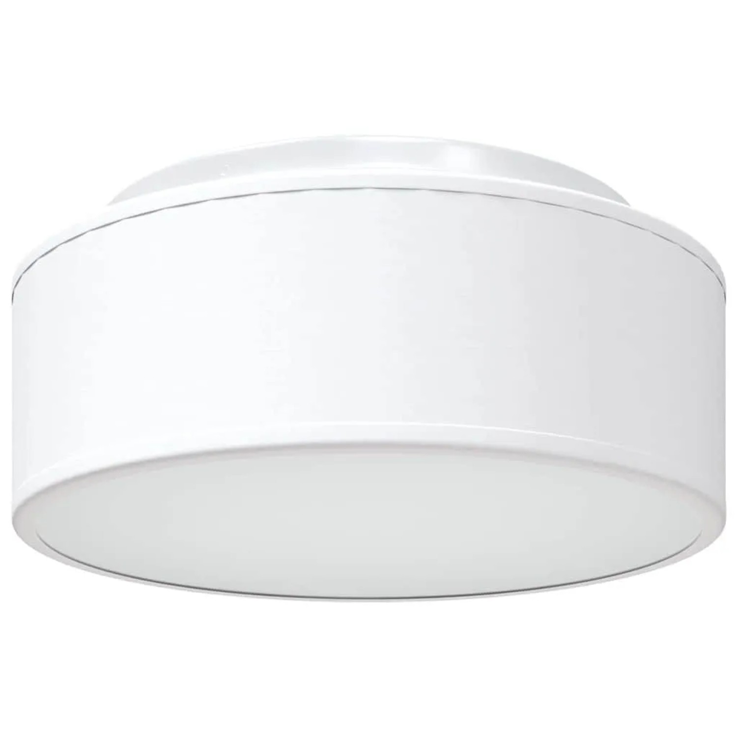 vidaXL Deckenlampe mit Strahlern Weiß 30 x 30 x 13,5 cm Stoff 42001203