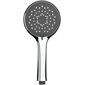 Wenko Water Saving Handbrause, Ø 11cm, grau-chrom, mit Wassersparsystem und verschiedenen Strahlarten.