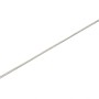 Silbernes Drahtseil, Ø 3 mm, als Meterware für Hebe- und Sicherungsarbeiten.