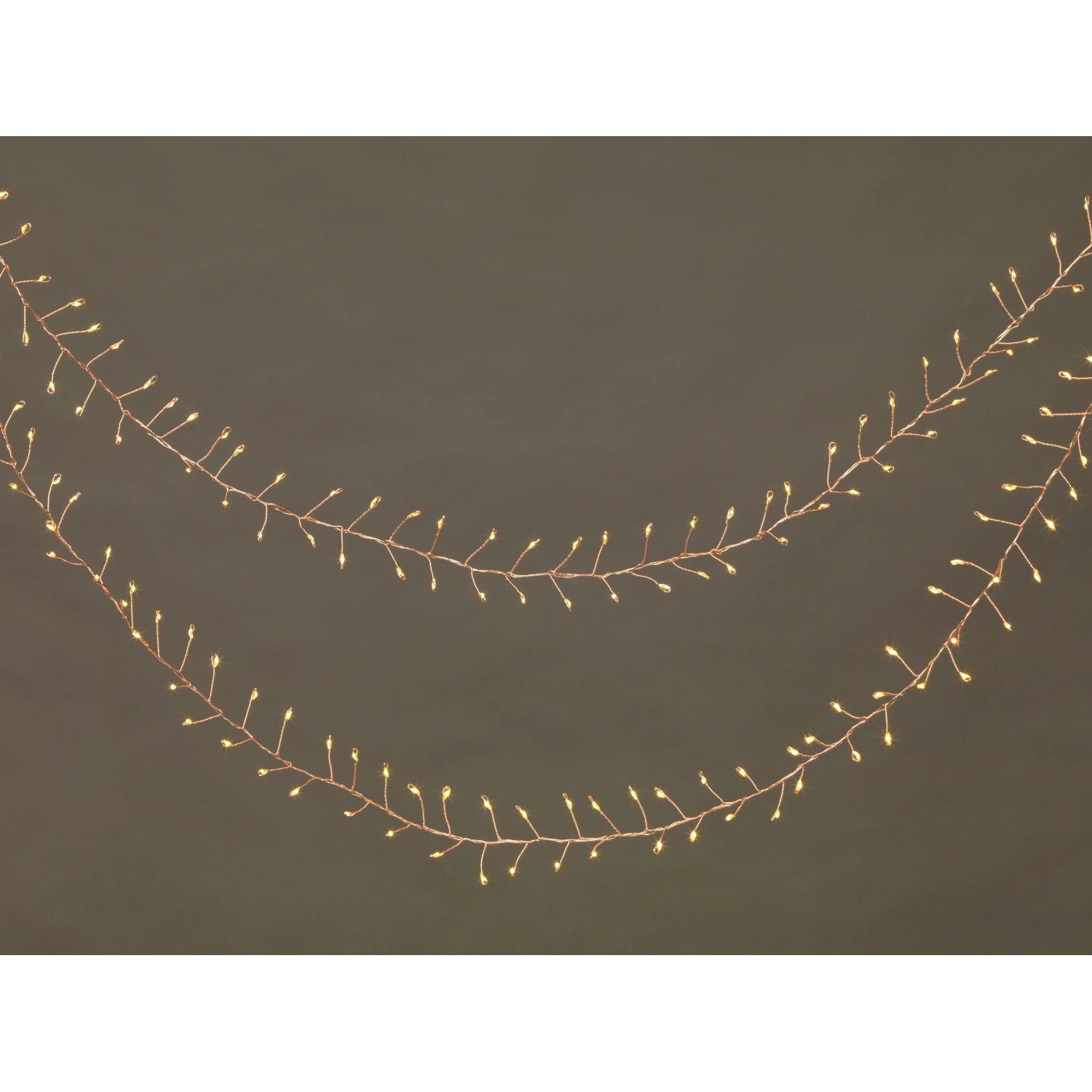 LED Lichterkette Büschel 720 LEDs Warmweiß Transparentes Kabel 13 m kaufen bei OBI