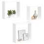vidaXL Würfelregale 3 Stk Weiß MDF 323949_4
