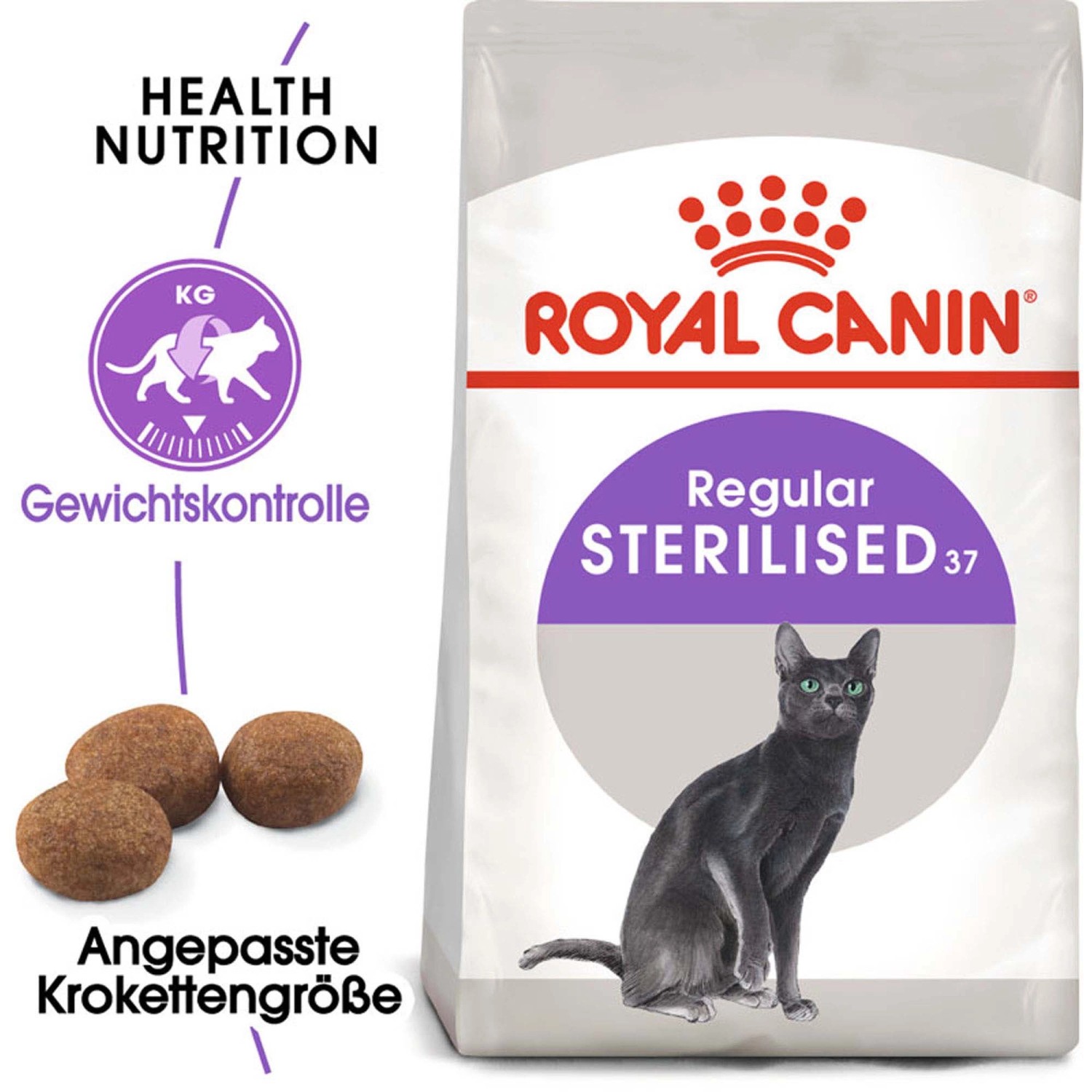 ROYAL CANIN Kitten Sterilised 3x400g - Spezialfutter Für Kastrierte Kätzchen