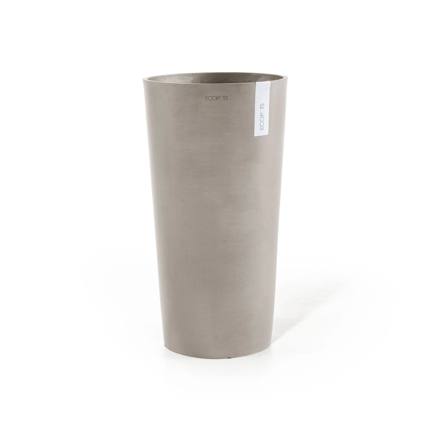 Ecopots Pflanztopf Amsterdam Extrahoch Taupe 50 cm x 90 cm