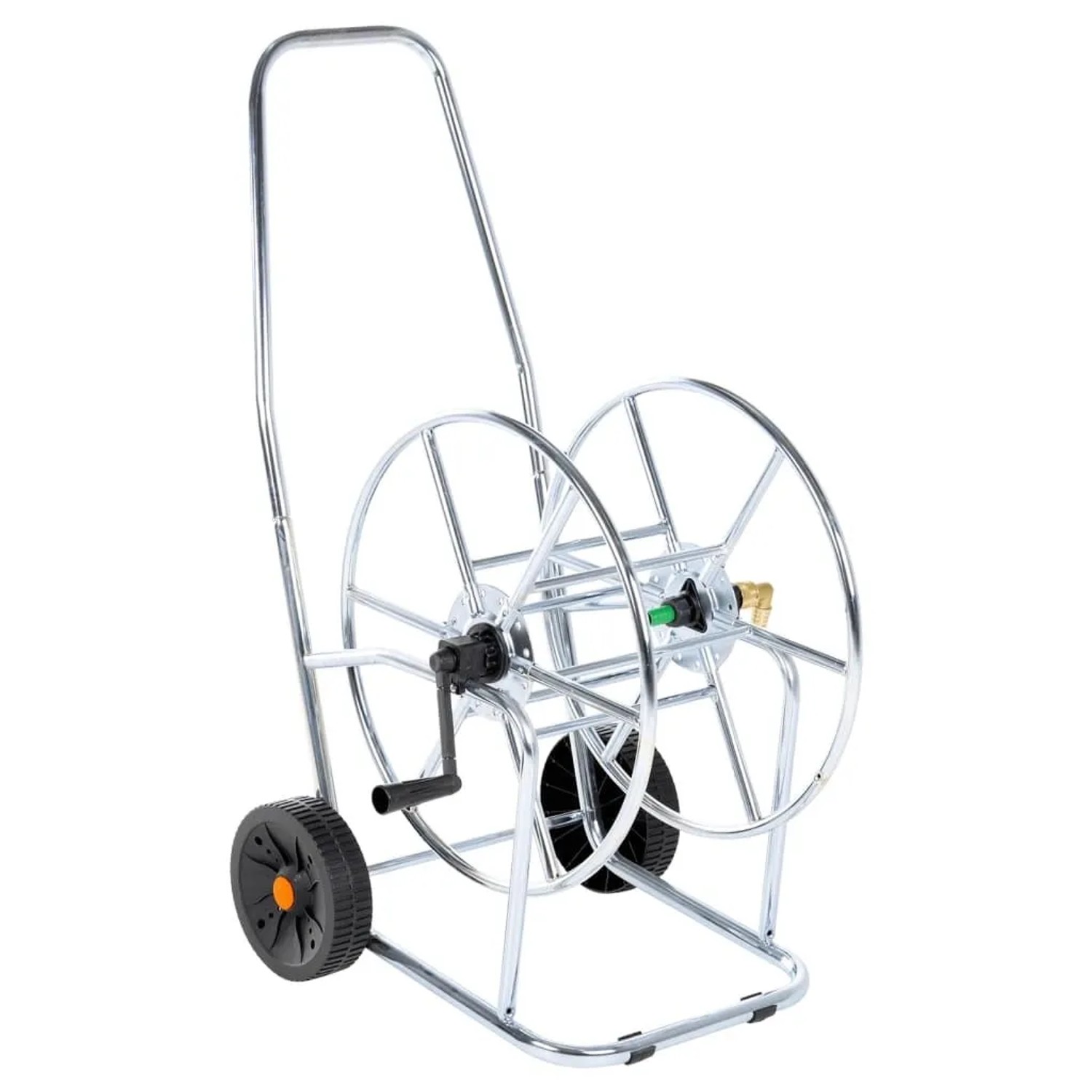 vidaXL Schlauchwagen für 80 m Schlauch Stahl 4005284