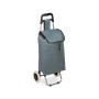 Relaxdays Einkaufstrolley Polyester Grau Klappbar 92,5 x 42 x 28 cm 1,4 kg