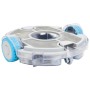 Kabelloser Poolroboter vidaXL, blau-grau, für die automatische Poolreinigung.
