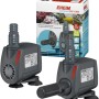 Eheim Aquarium-Pumpe CompactON 1.000, graue Aquarienpumpe mit Zubehör und Verpackung.