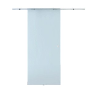 HOMCOM Glasschiebetür, Mattglas, 102,5x205cm. Schiebetür für Innenräume.