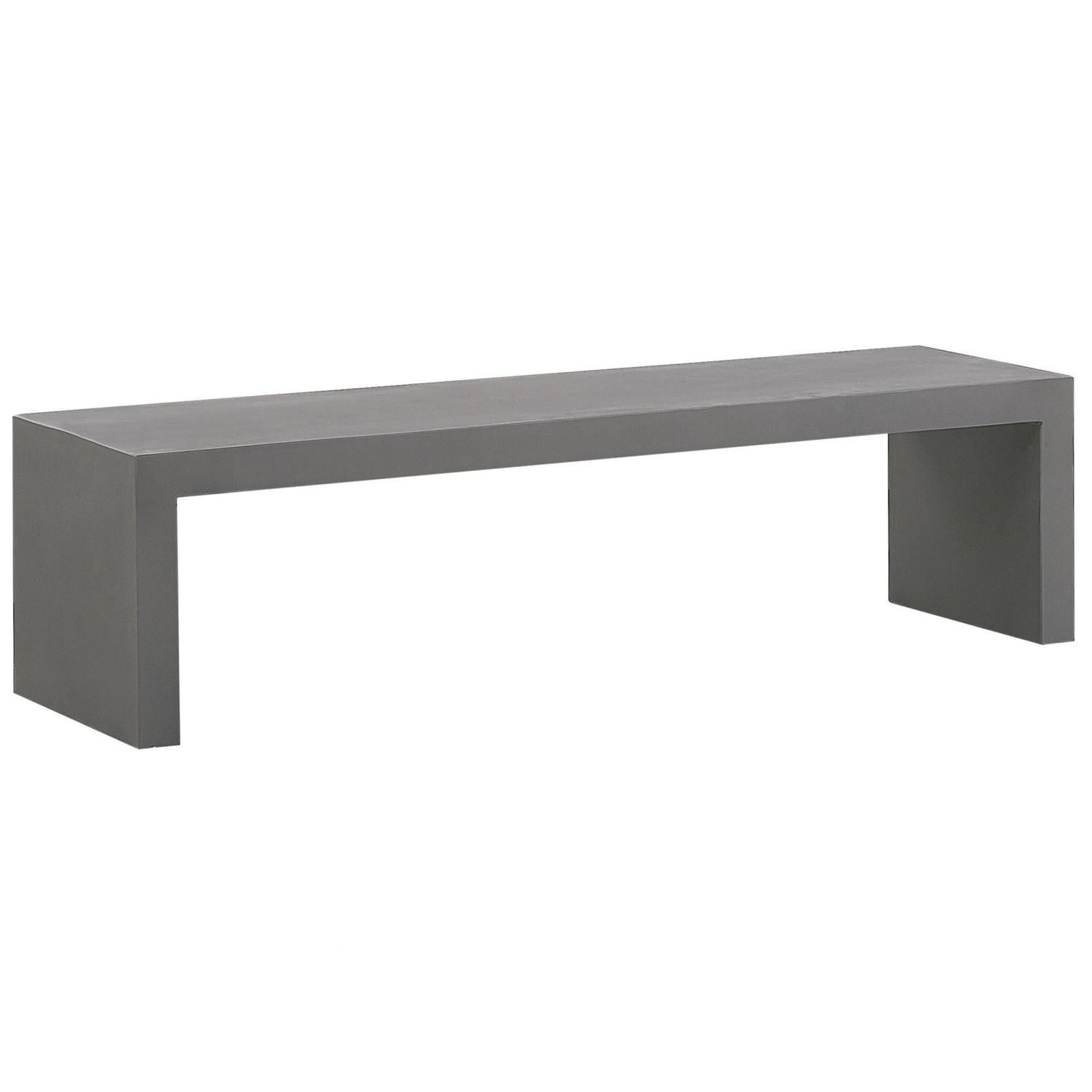 Beliani Gartenbank Grau 40x150x40 günstig online kaufen
