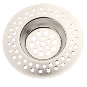 Kirchhoff Haarsieb, 70 mm, Edelstahl für Spülbecken und Waschtische.