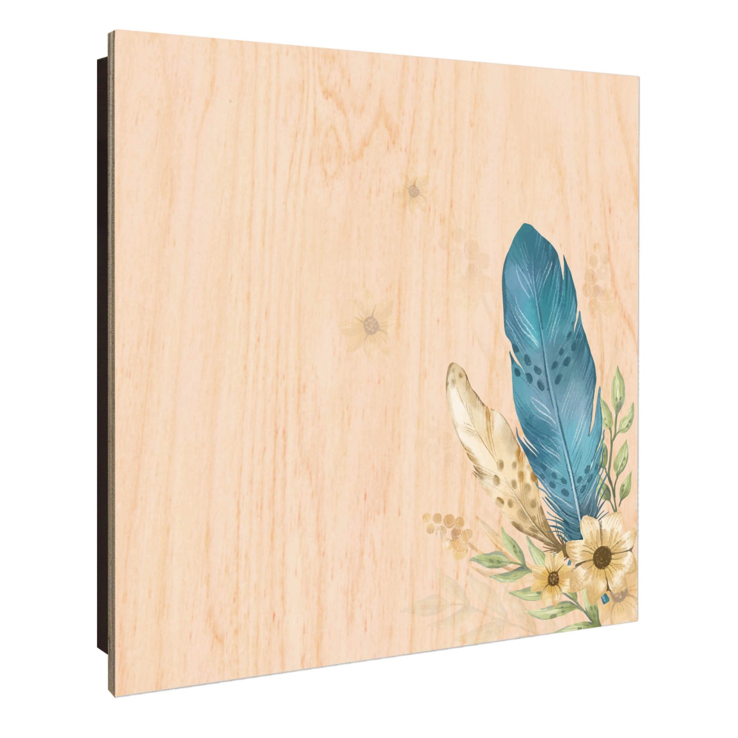 Banjado Großer Schlüsselkasten Holz 30x30cm Schwarz Scharnier Links 50 Hake günstig online kaufen