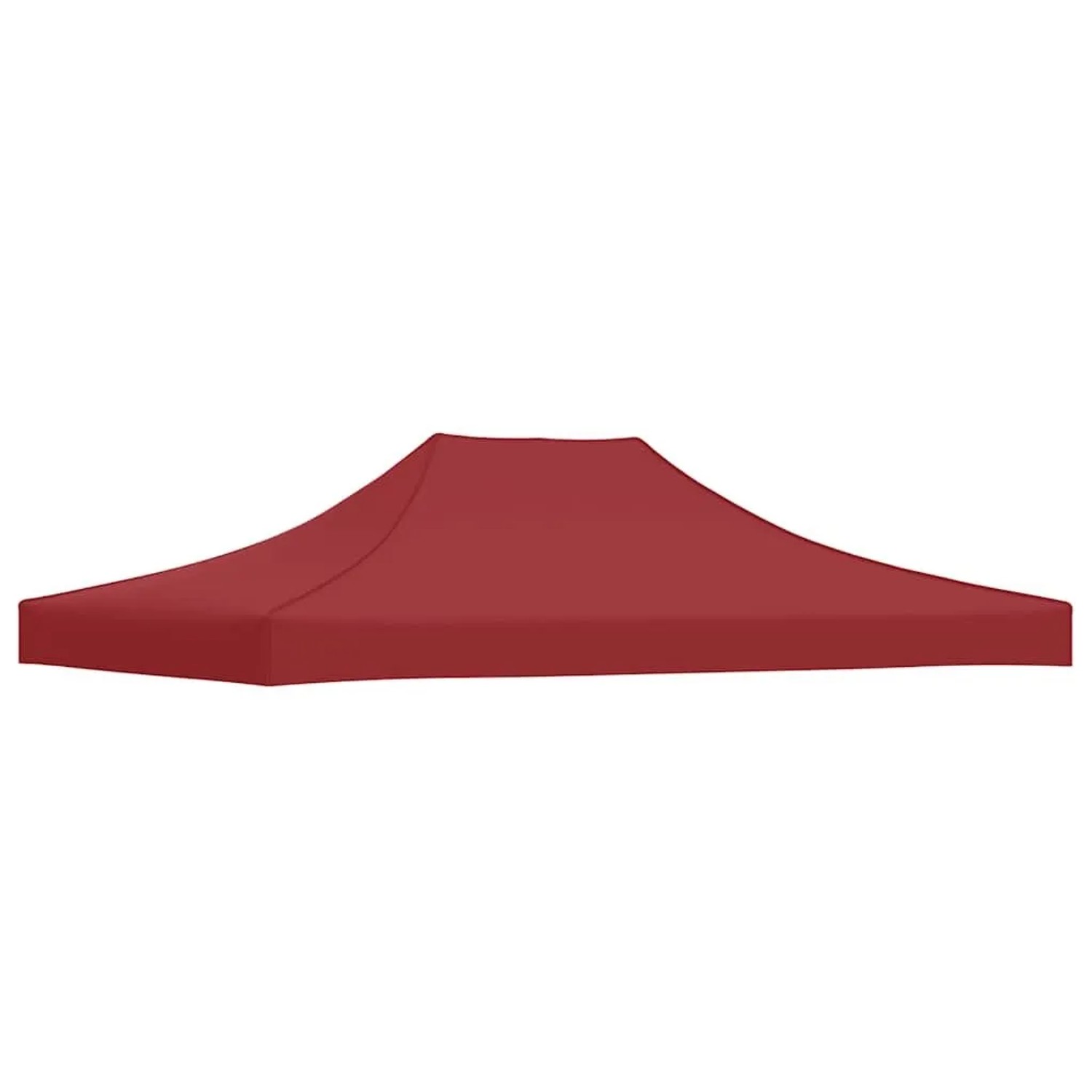 vidaXL Partyzelt-Dach 4x3 m Burgunderrot 270 g/m² 315357