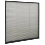 vidaXL Insektenschutz-Plissee für Fenster Alu Anthrazit 120x120 cm 148666_3