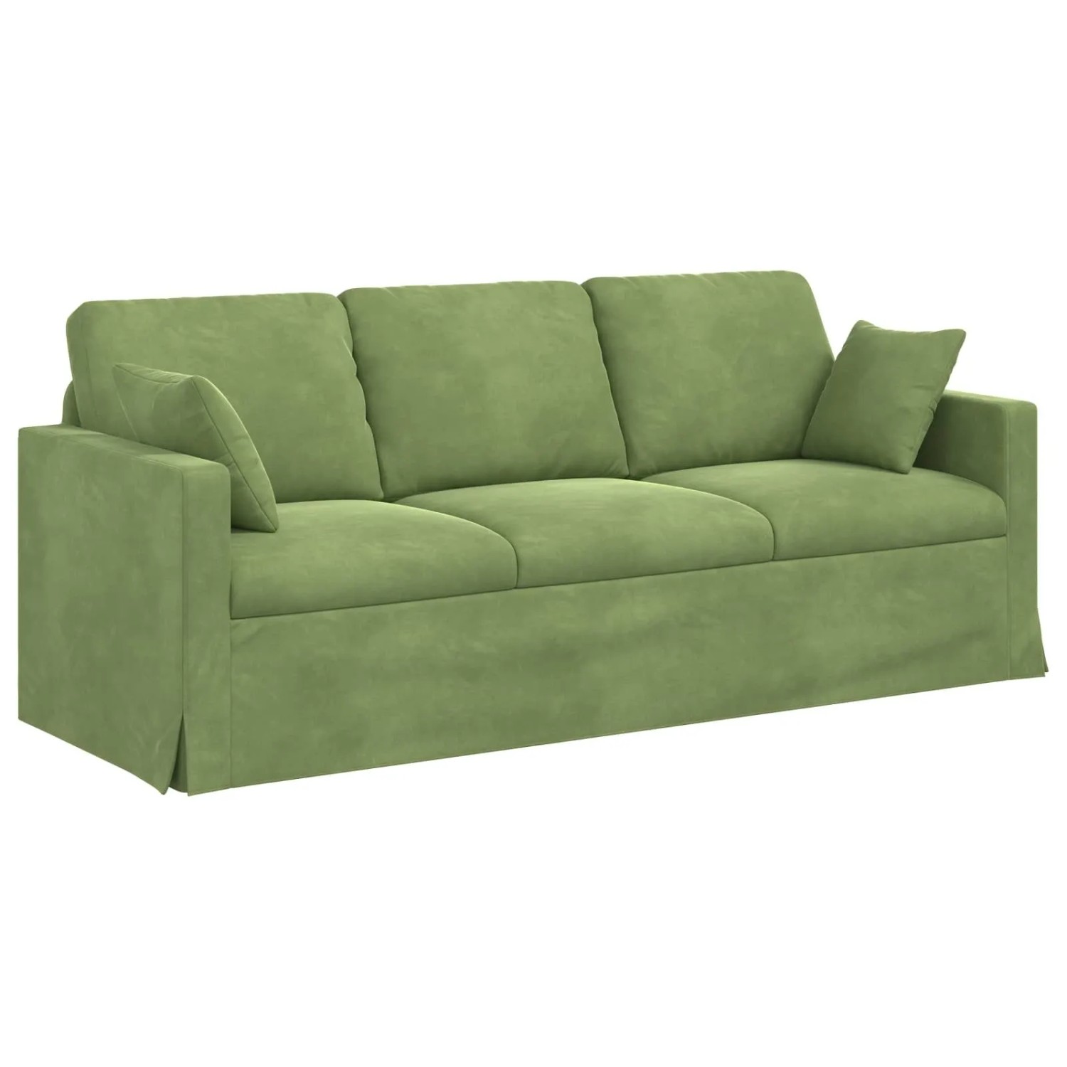 vidaXL Sofa Hellgrün 198 x 78 x 80 cm Samt 42024434
