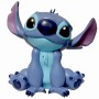 Gartenfigur Stitch, blaue Disney Dekofigur für Garten & Terrasse.