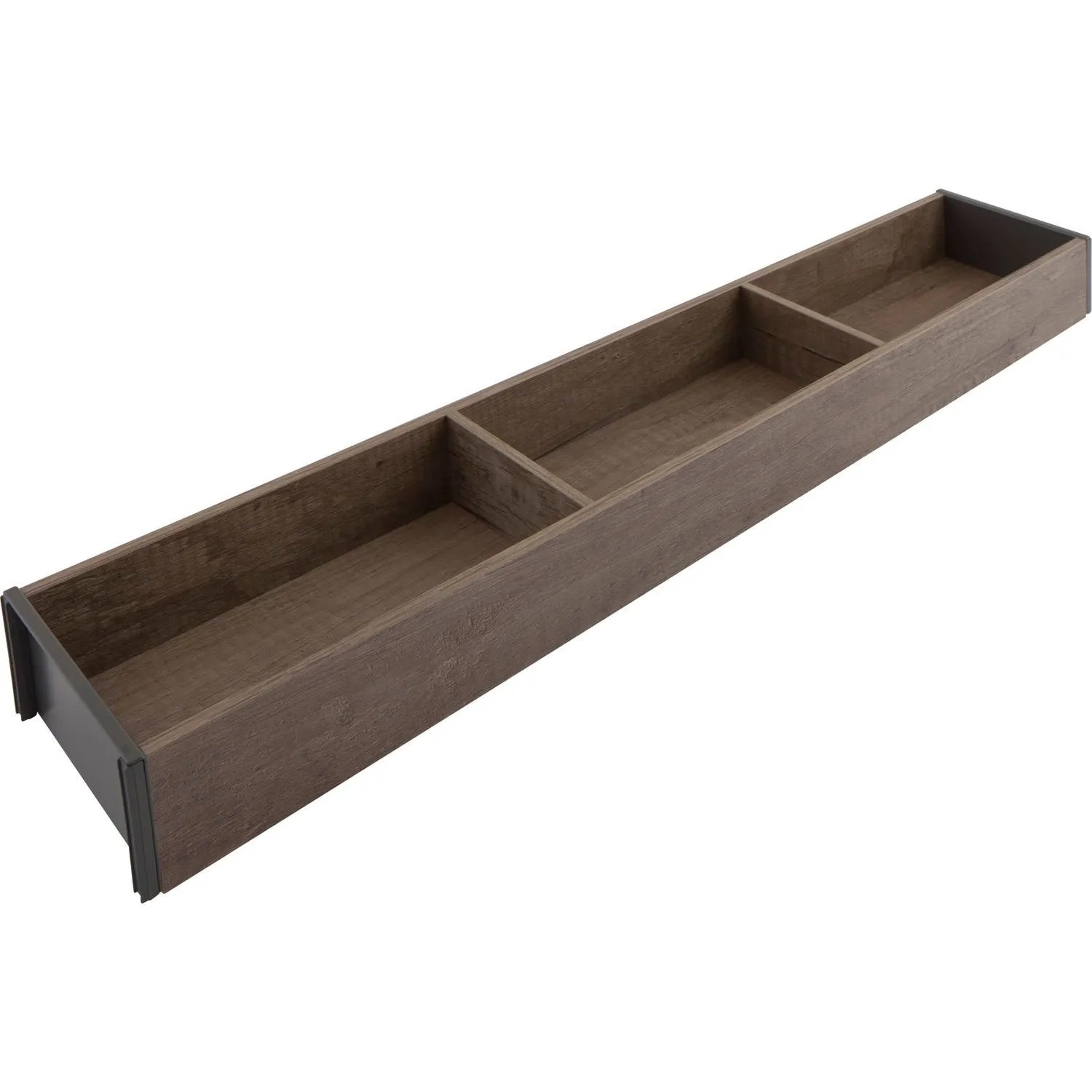Blum Schubkastenrahmen Ambia-Line Schmal 622x100x50 mm Nebraska Eiche Stahl