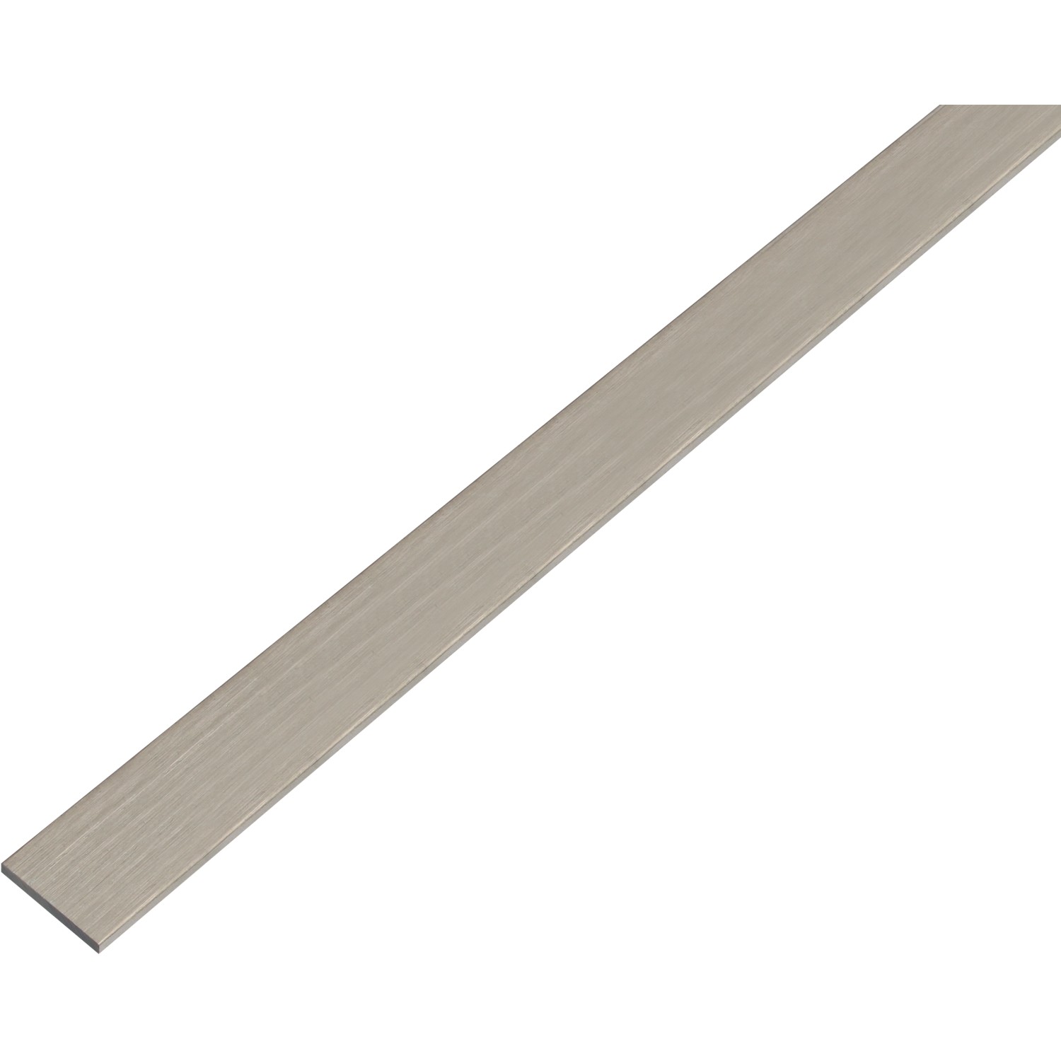 Flachstange Selbstklebend Alu Edelstahldesign Dunkel 15 mm x 2 mm x 1000 mm