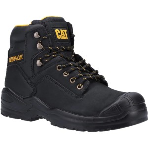 CAT Sicherheitsstiefel Striver Mid S3 Nubuk Schwarz 43