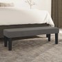 vidaXL Sitzbank Dunkelgrau 100x30x30 cm Samt 346667_2