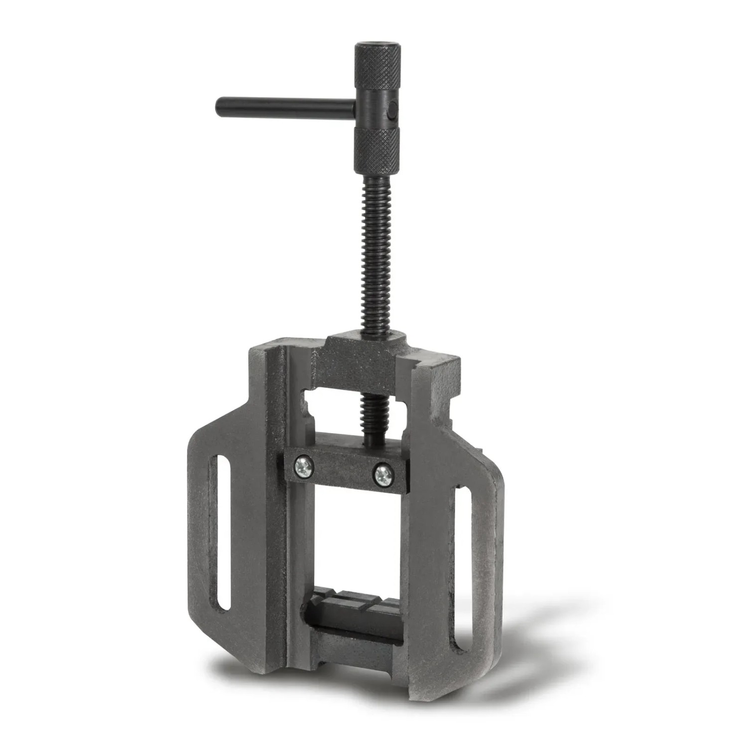 EBERTH Maschinenschraubstock, 100mm Backenbreite, max. 89mm Spannweite, für präzise Bohr- und Fräsarbeiten.
