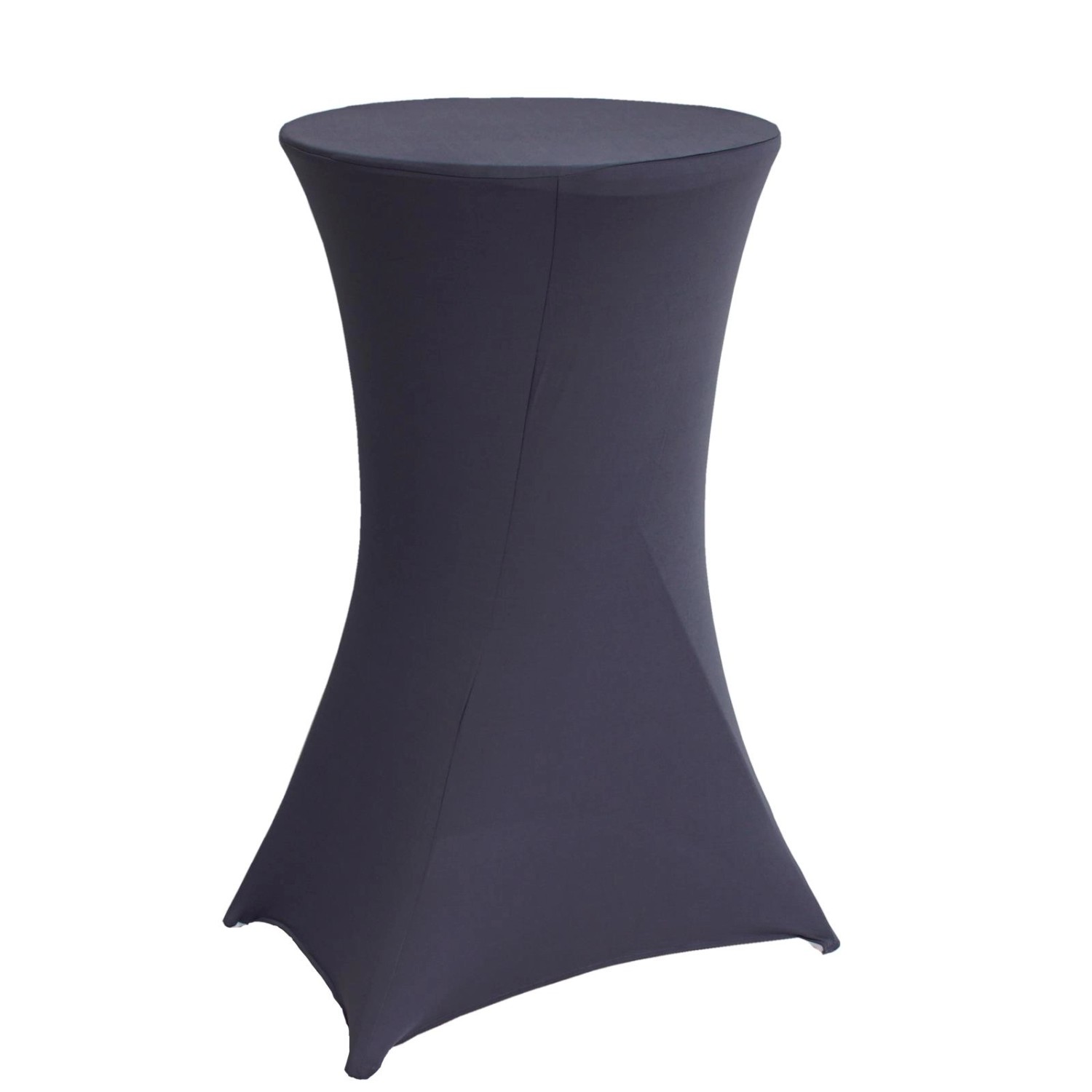 TRUTZHOLM 10er Set Stehtischhusse 60cm Husse Grau günstig online kaufen