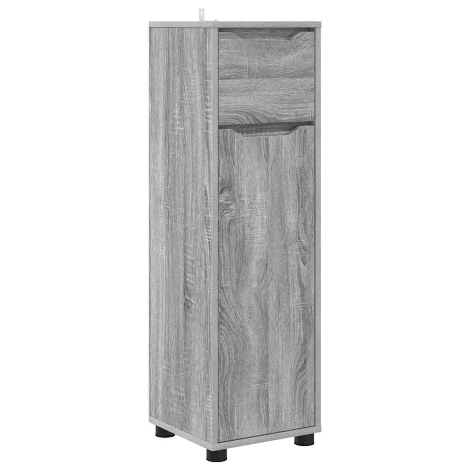 vidaXL Badezimmerschrank mit Regal Graues Sonoma 30,5 x 30 x 101 cm 888743 günstig online kaufen