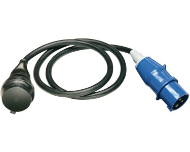 CEE Adapter-Kabel auf Schutzkontakt-Stecker, Camping, Kabeladapter