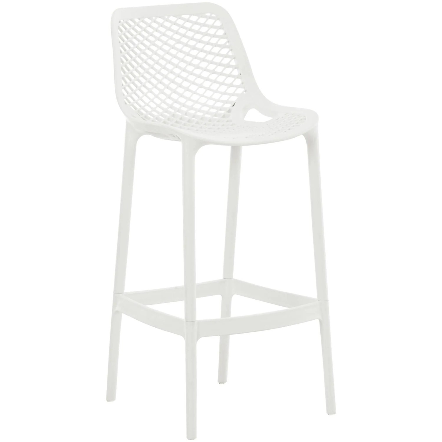 CLP Outdoor Barhocker Air Weiß