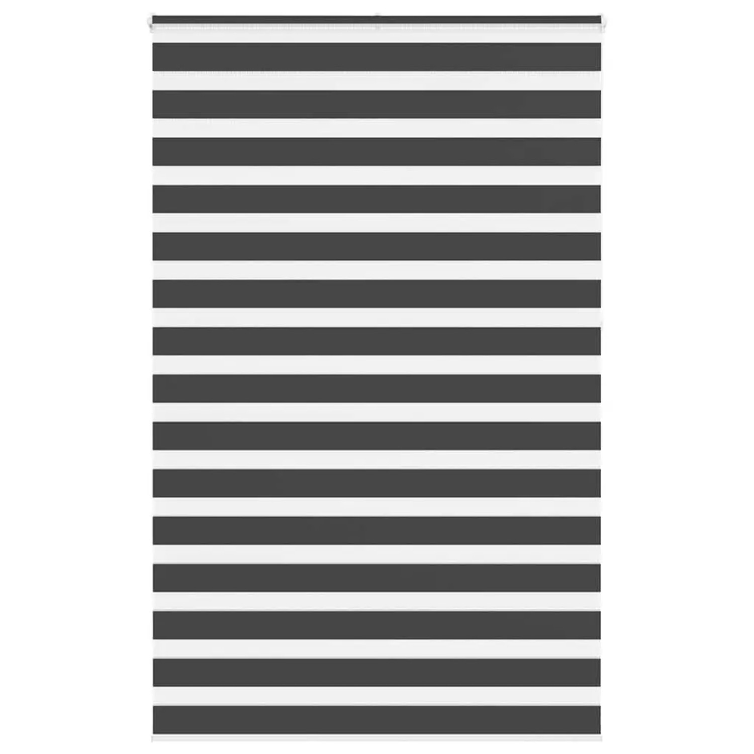 vidaXL Doppelrollo Schwarz 140x230 cm Stoffbreite 135,9 cm Polyester 401429 günstig online kaufen