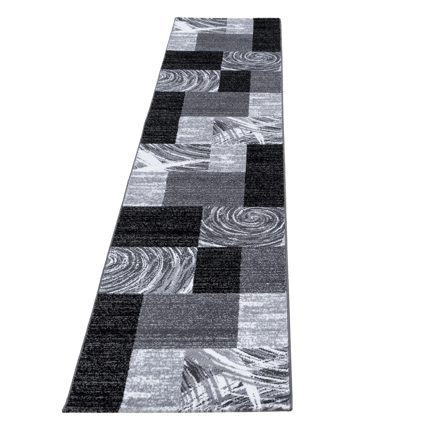 Ayyildiz Kurzflorteppich Parma 9220 Schwarz 80 cm x 300 cm