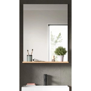 Inn.Furn Badezimmer Spiegel in Eiche 60 x 79 cm Shawn