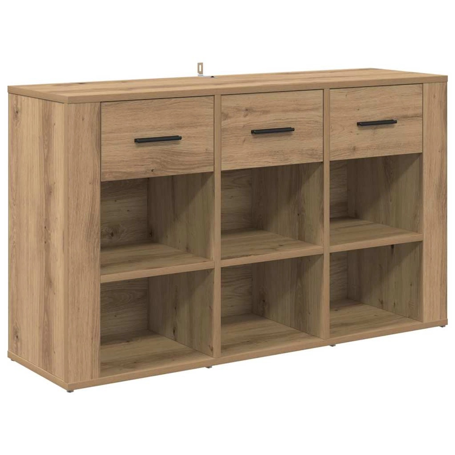 vidaXL Sideboard Artisan-Eiche 100 x 30 x 59,5 cm Holzwerkstoff 881148