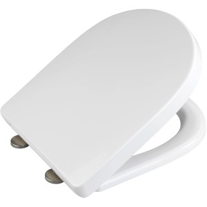 Wenko WC-Sitz Exclusive, passend für V&B O.novo, aus Duroplast, mit Absenkautomatik.