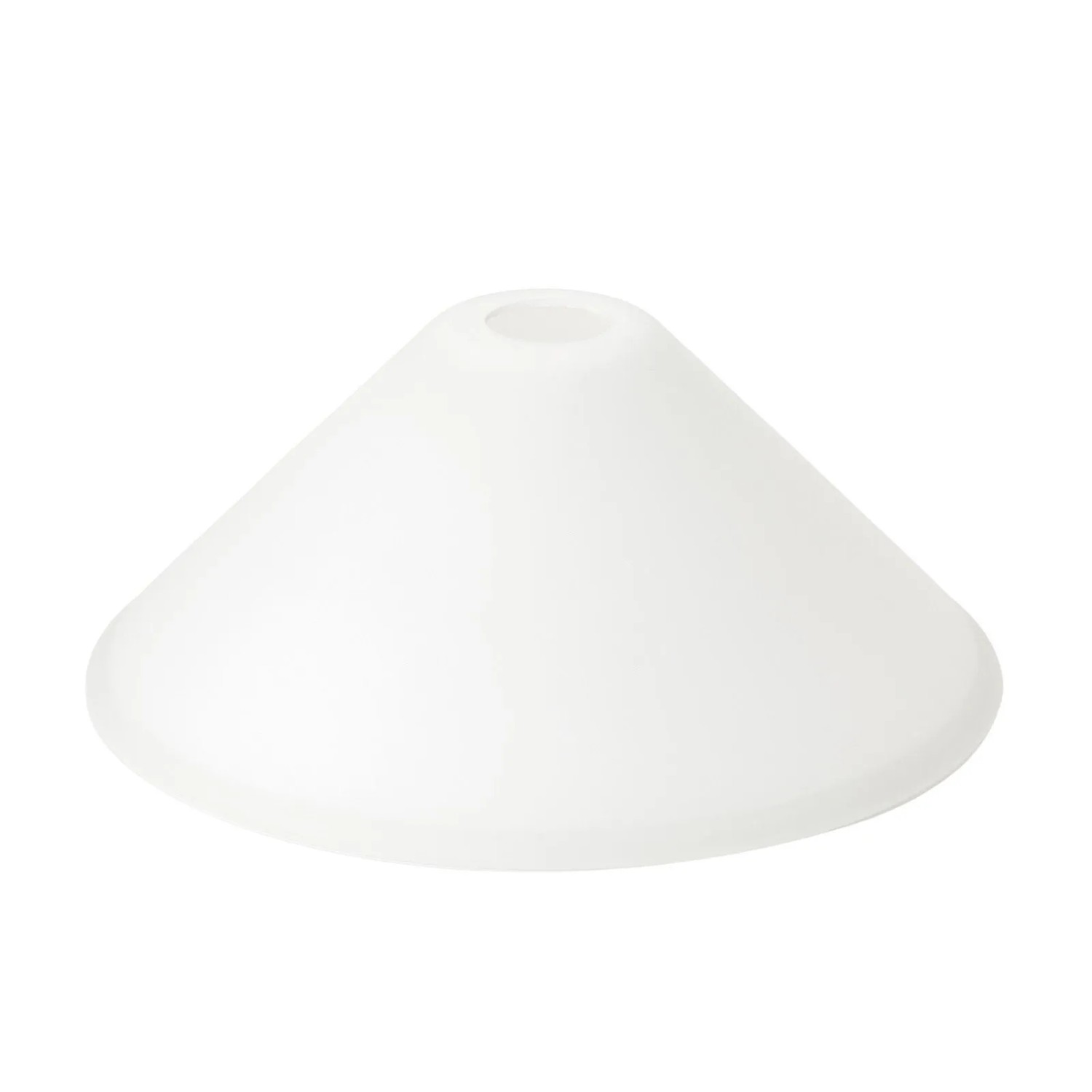 Orion Lightstyle Glas Lampenschirm E27  Ø 300 mm Opal Weiß