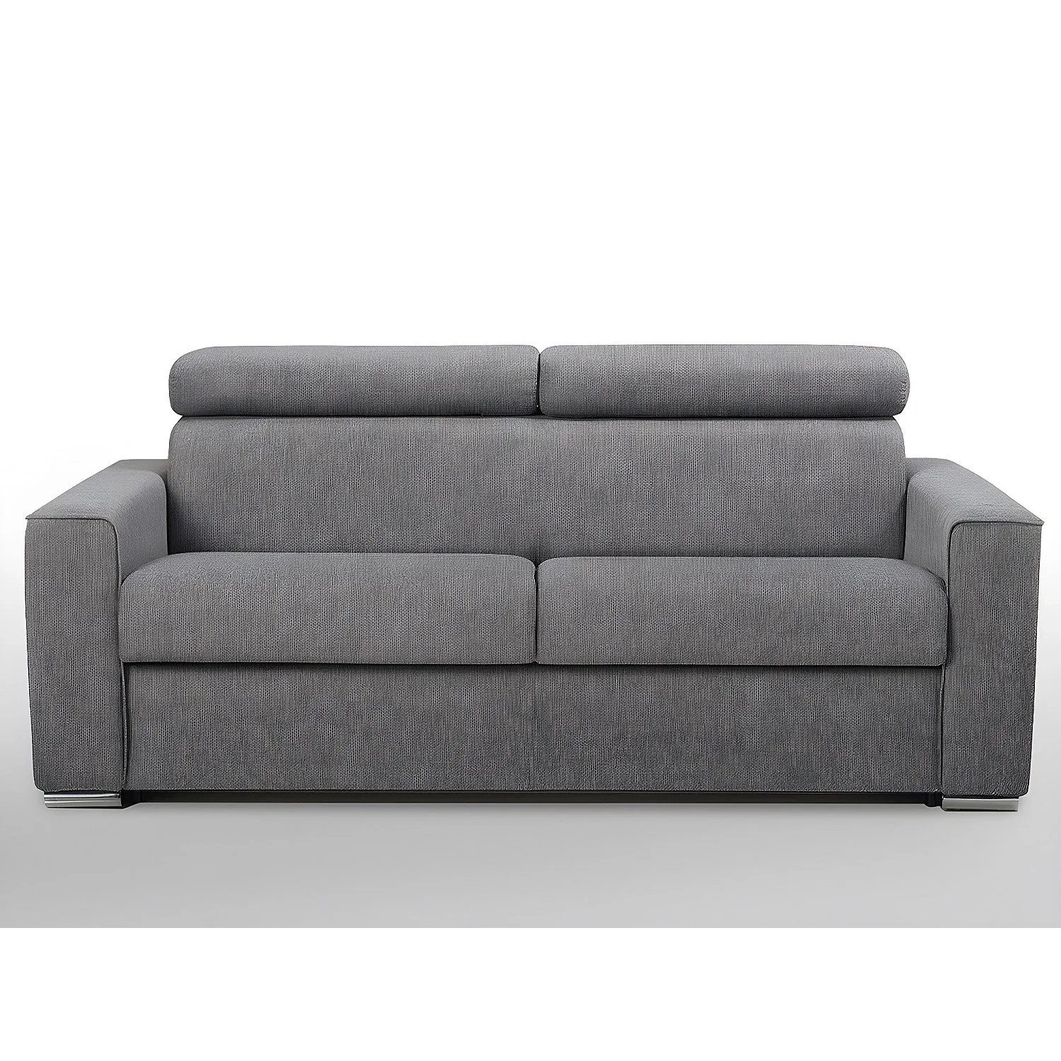 Vente-unique Schlafsofa Vizir Grau 196 cm