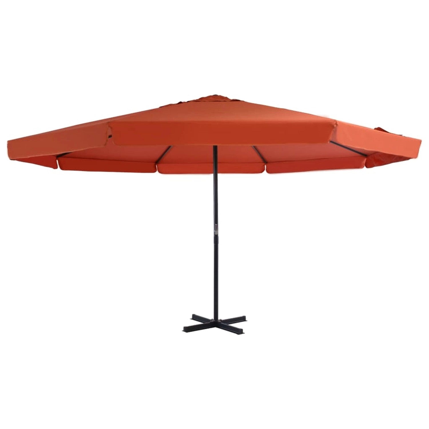 furnicato Sonnenschirm Aluminium-Mast 500 cm Terrakotta-Rot günstig online kaufen