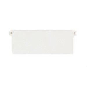 Avosdim Beschwerungsplatte, 89mm, weiß, für Lamellenvorhänge, 40er-Set.