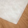vidaXL Kunstschaffell Teppich Tafalla Weiß 120 x 170 cm Polyester 42021460_7