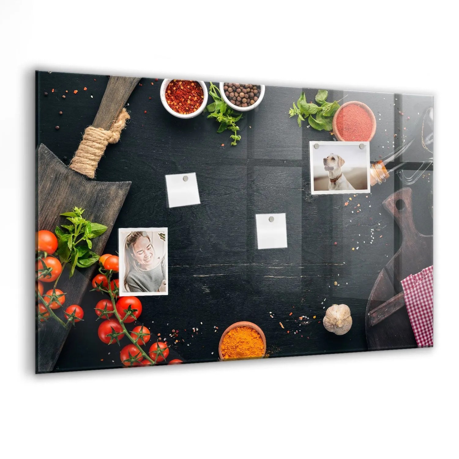 Tulup Magnettafel Beschreibbar Küchenaccessoires 90x60 cm Magnettafel Küche günstig online kaufen