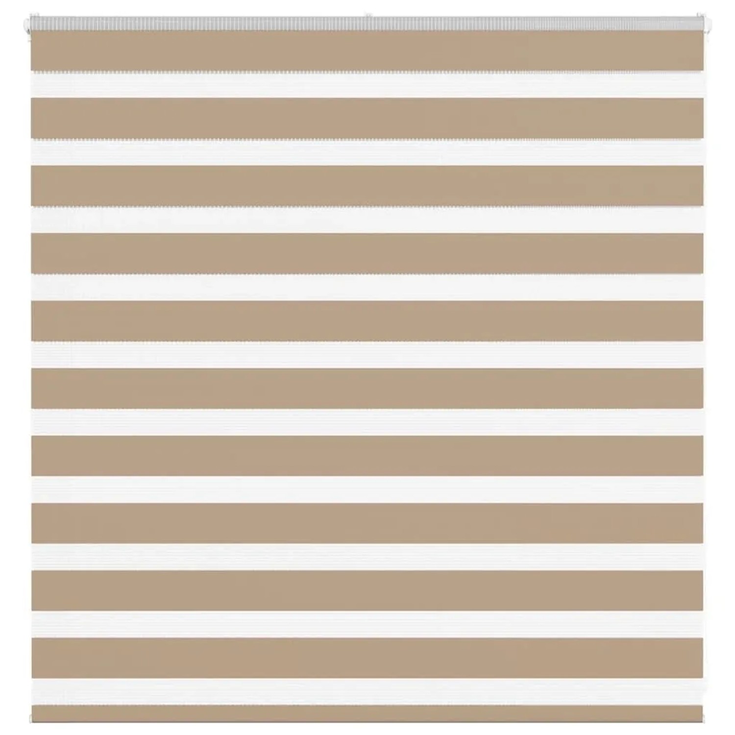 vidaXL Doppelrollo Sandbraun 140x100 cm Stoffbreite 135,9 cm Polyester 4014 günstig online kaufen