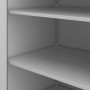 JAN NOWAK Metallschrank für Büro und Werkstatt JAN D600 185 x 90 x 60 cm Grau_6