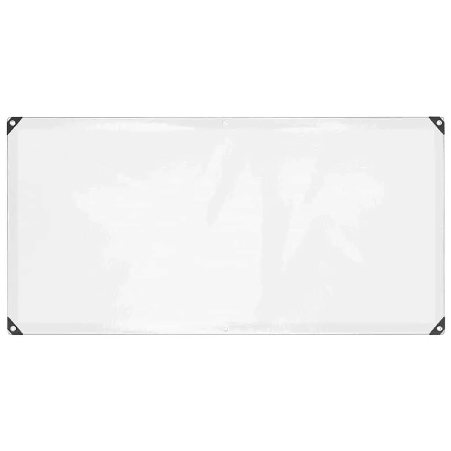 vidaXL Transparente Plane mit Ösen 1x2 m Polyethylen 4018495